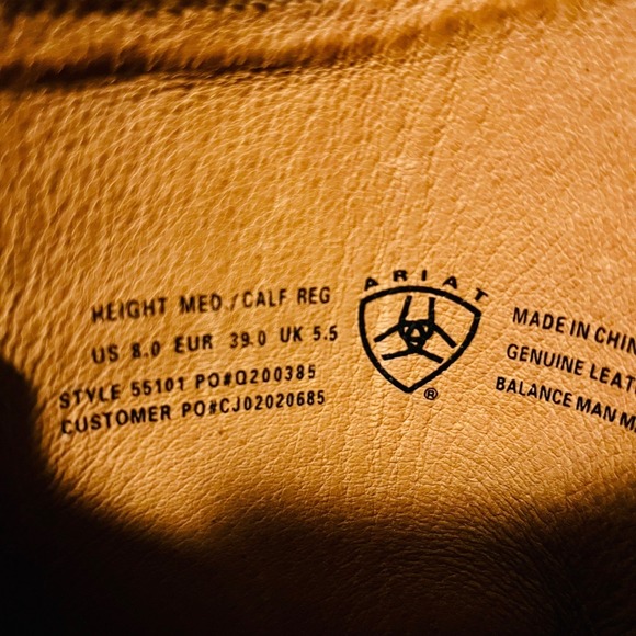 Ariat Heritage Field Riding Boots 8 Black Leather Equestrian Pull On Laces 55101 - Picture 7 of 13